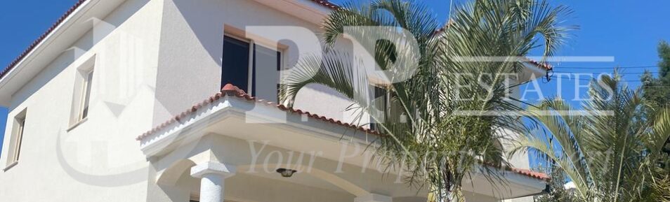 For Rent – 3 + 1 bedroom detached house with swimming pool in Parekklisia, Limassol