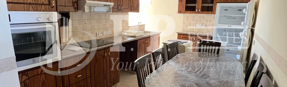 For Rent – 3 bedroom first floor furnished house in Omonia, Limassol