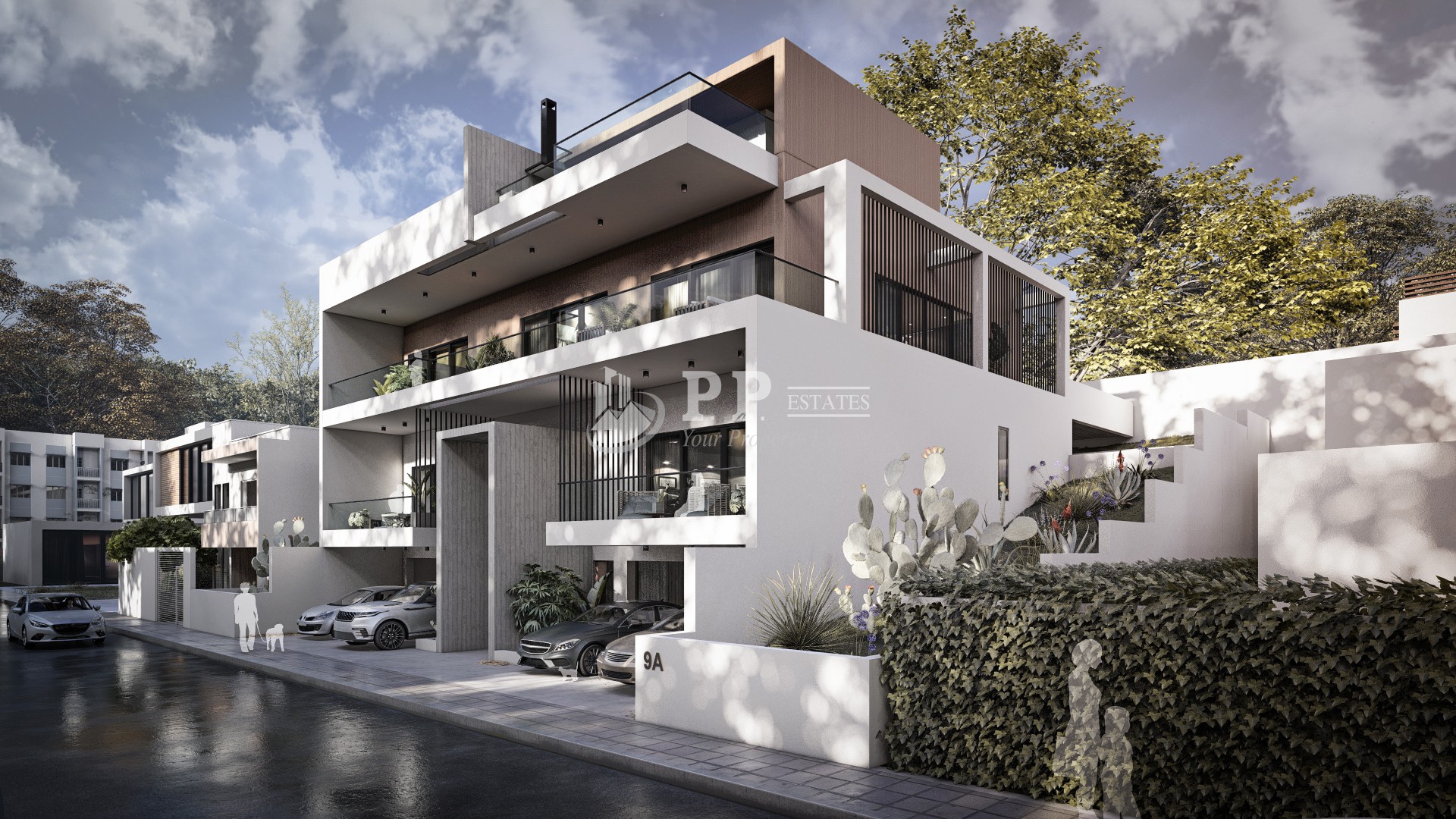 For Sale - Brand new 2 bedroom 1st floor apartment with sea view in Agios Tychonas, Limassol