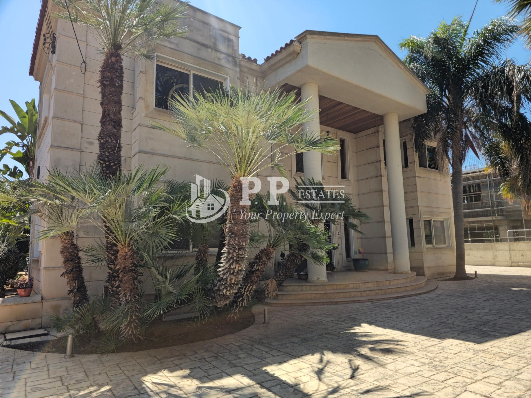 For Sale - 5 bedroom detached house with guest studio, near Ladies Mile, in Zakaki, Limassol